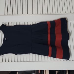 By & By  navy and red XL dress